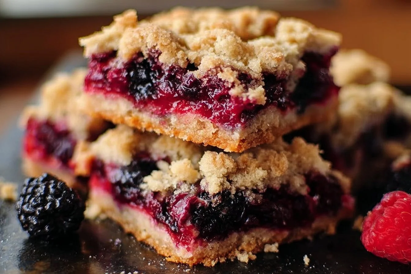 Best 12 Berry Dessert Recipes for Delicious Sweet Treats 2 Triple Berry Crumble Bars