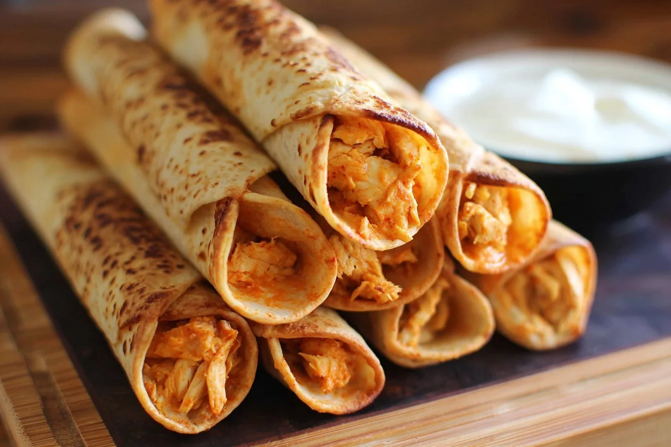 Buffalo Chicken Taquitos