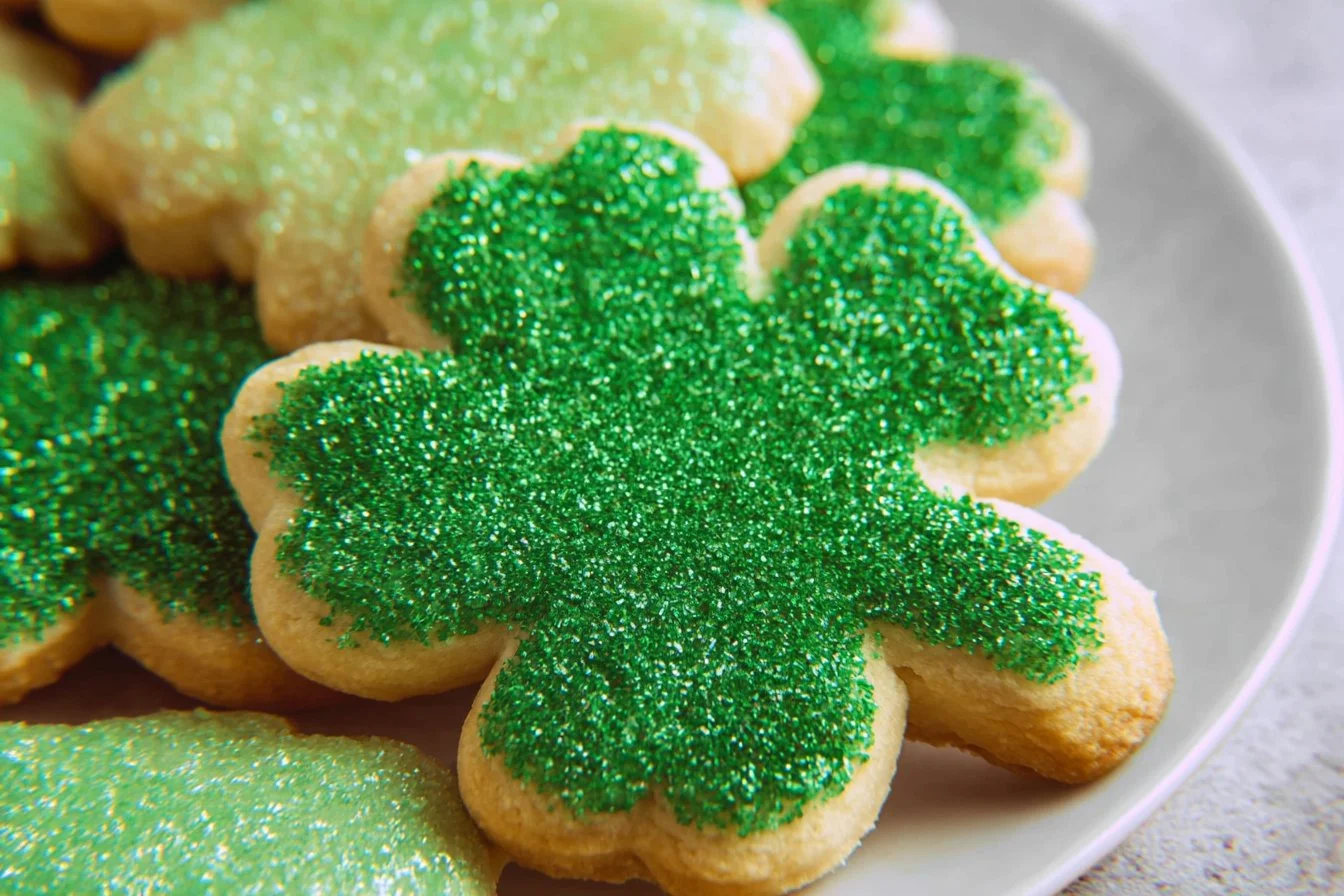 Shamrock Sugar Cookies