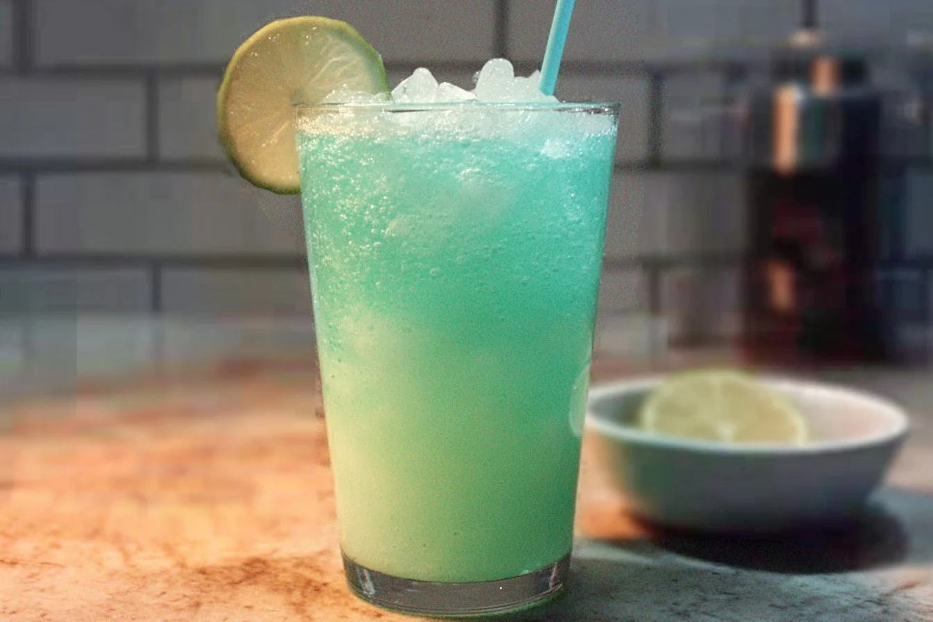 Taco Bell Dirty Mountain Dew Baja Blast Dream Soda refreshing drink