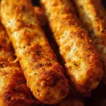 Delicious cheesy taco sticks ready to serve, a perfect snack for any occasion.