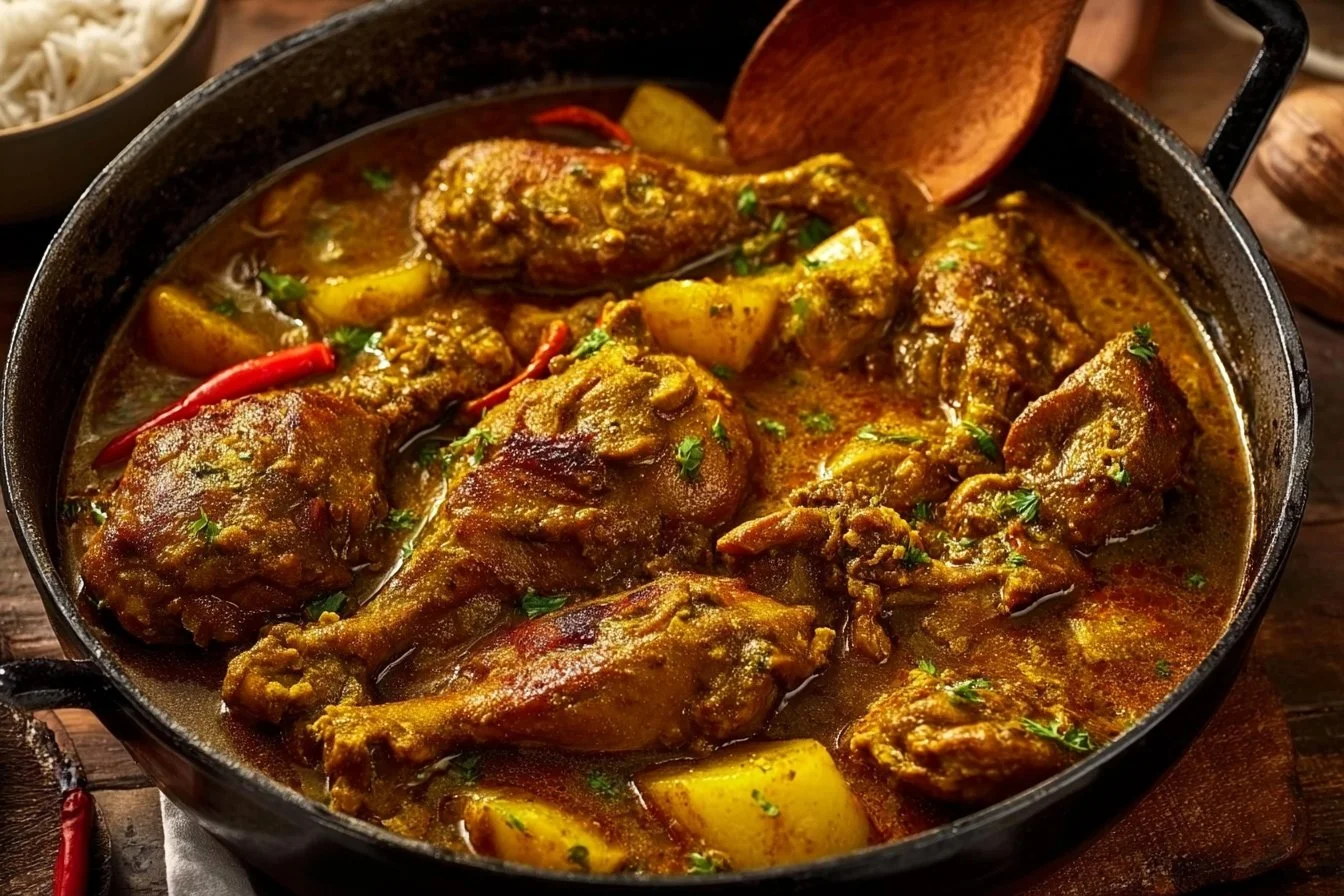 Authentic Jamaican Curry Chicken 4 Authentic Jamaican Curry Chicken