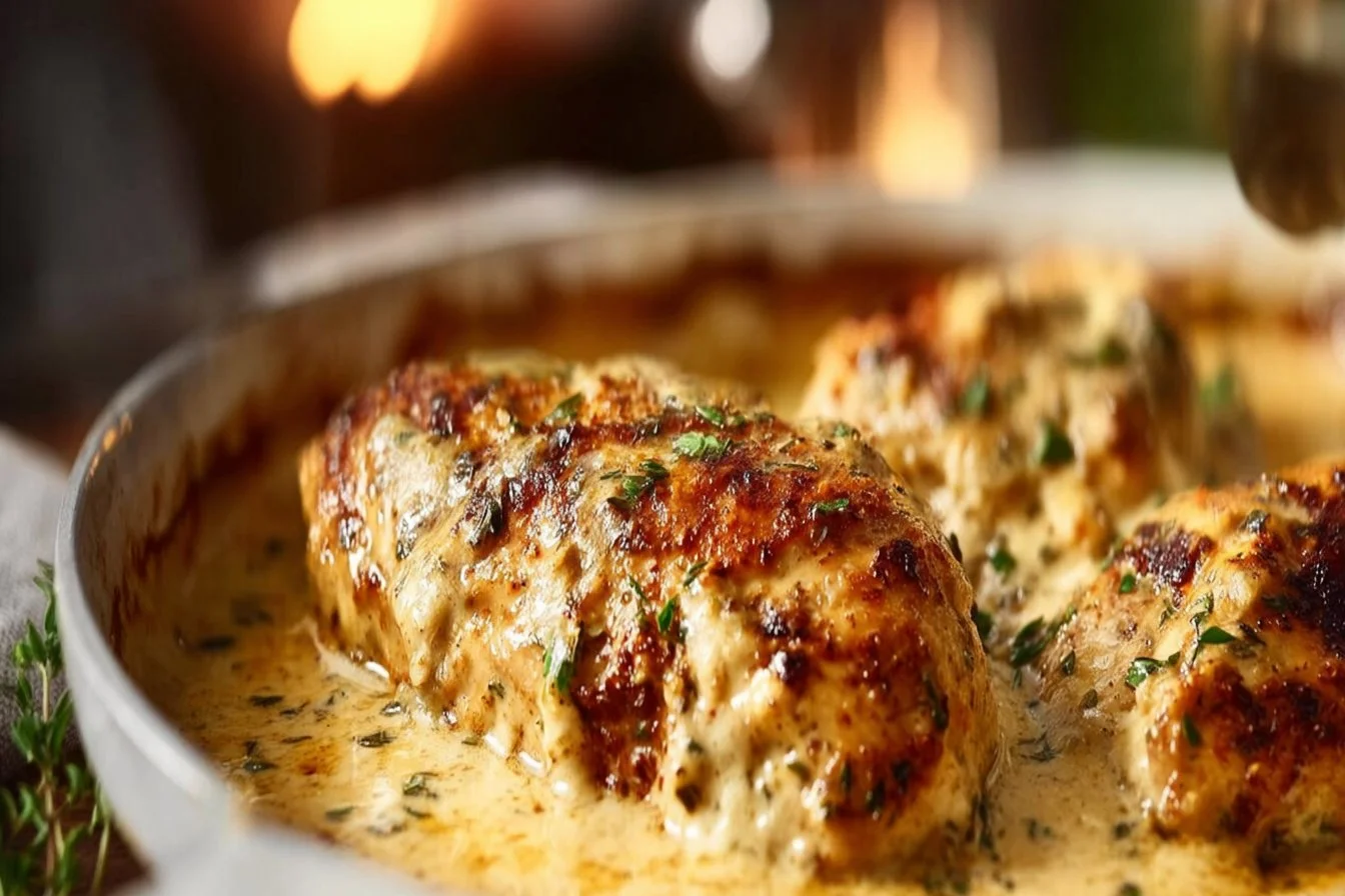 Baked Caesar Chicken 4 Baked Caesar Chicken