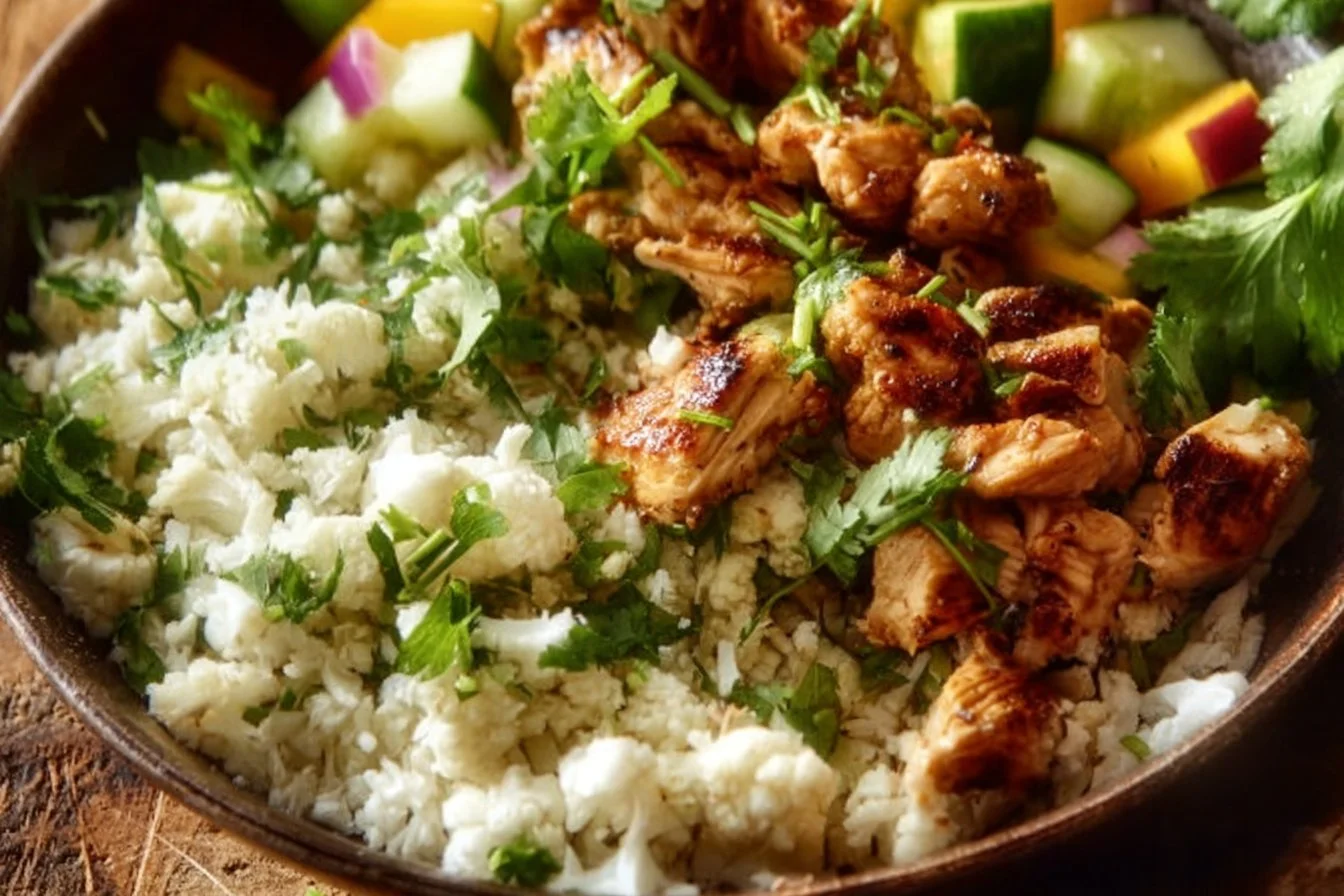 Cilantro Lime Chicken & Riced Cauliflower