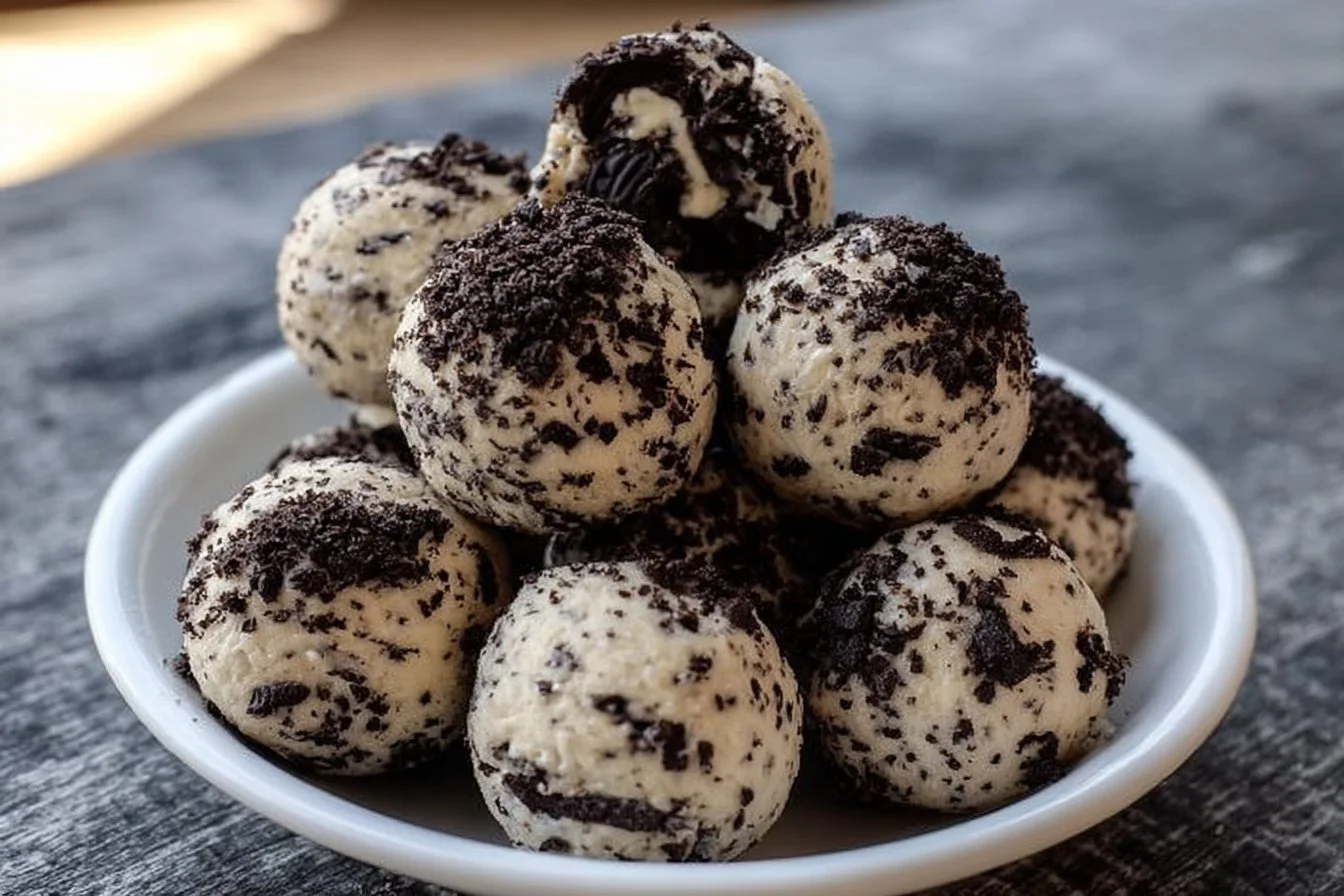 Cream Cheese Oreo Protein Balls