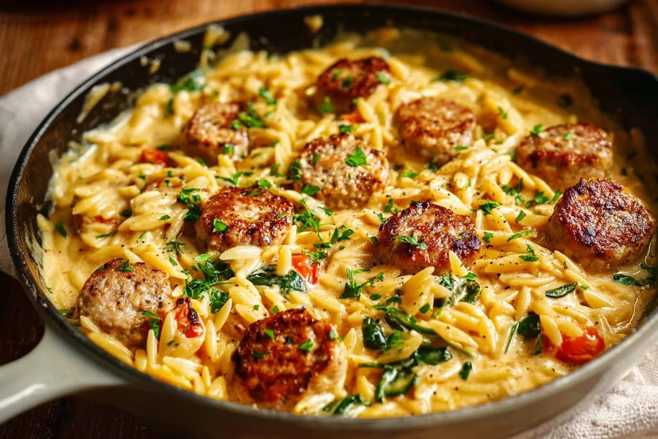 Creamy Chicken Sausage Orzo: A One-Pan Meal 4 Creamy Chicken Sausage Orzo: A One-Pan Meal