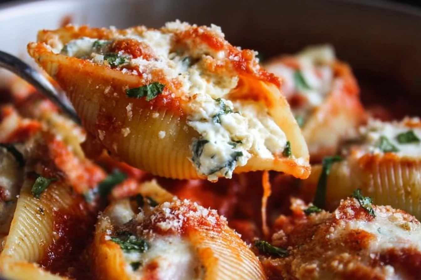 Delicious Stuffed Shells with Cottage Cheese