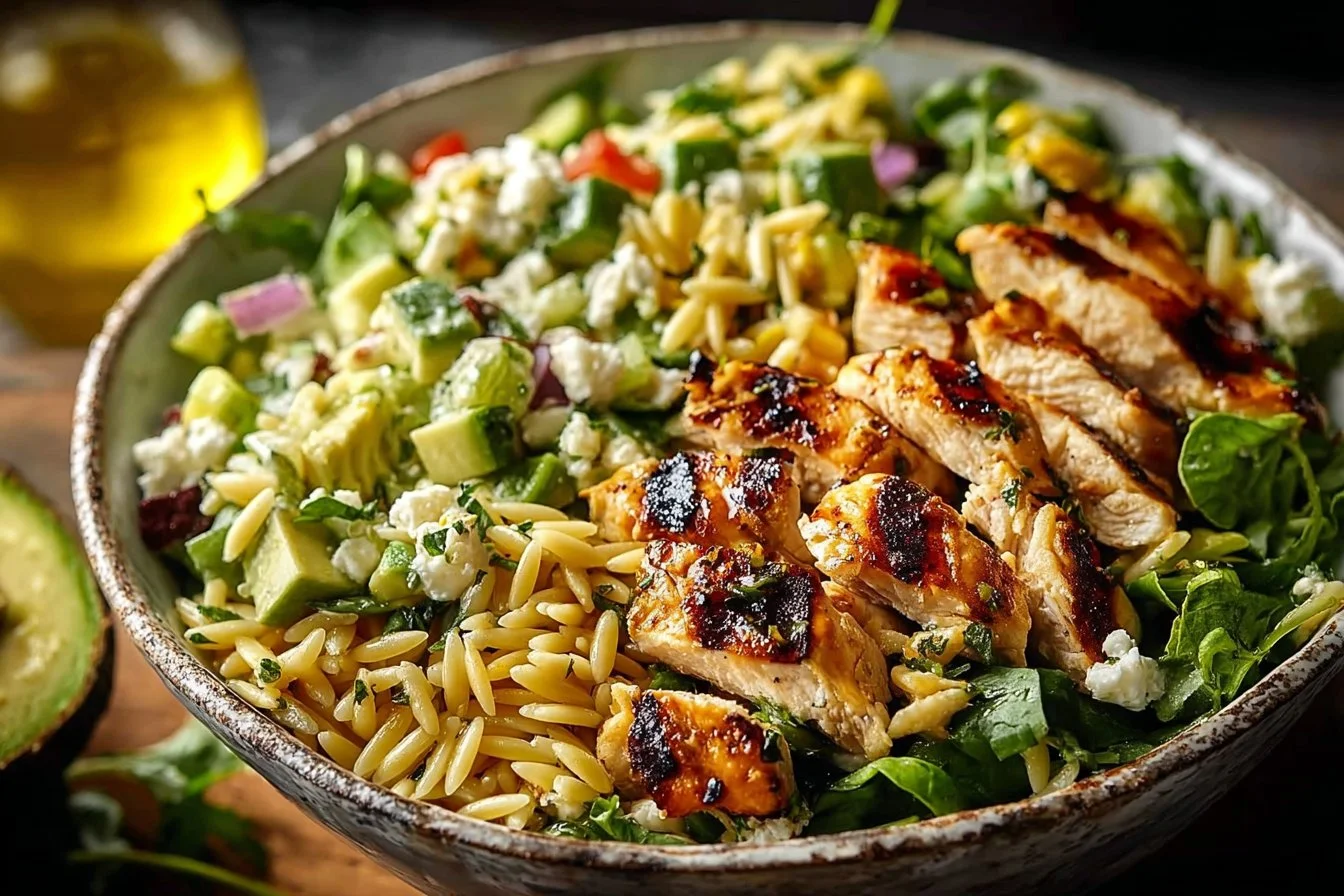 Grilled Chicken Orzo Salad – A Vibrant Summer Meal You’ll Crave