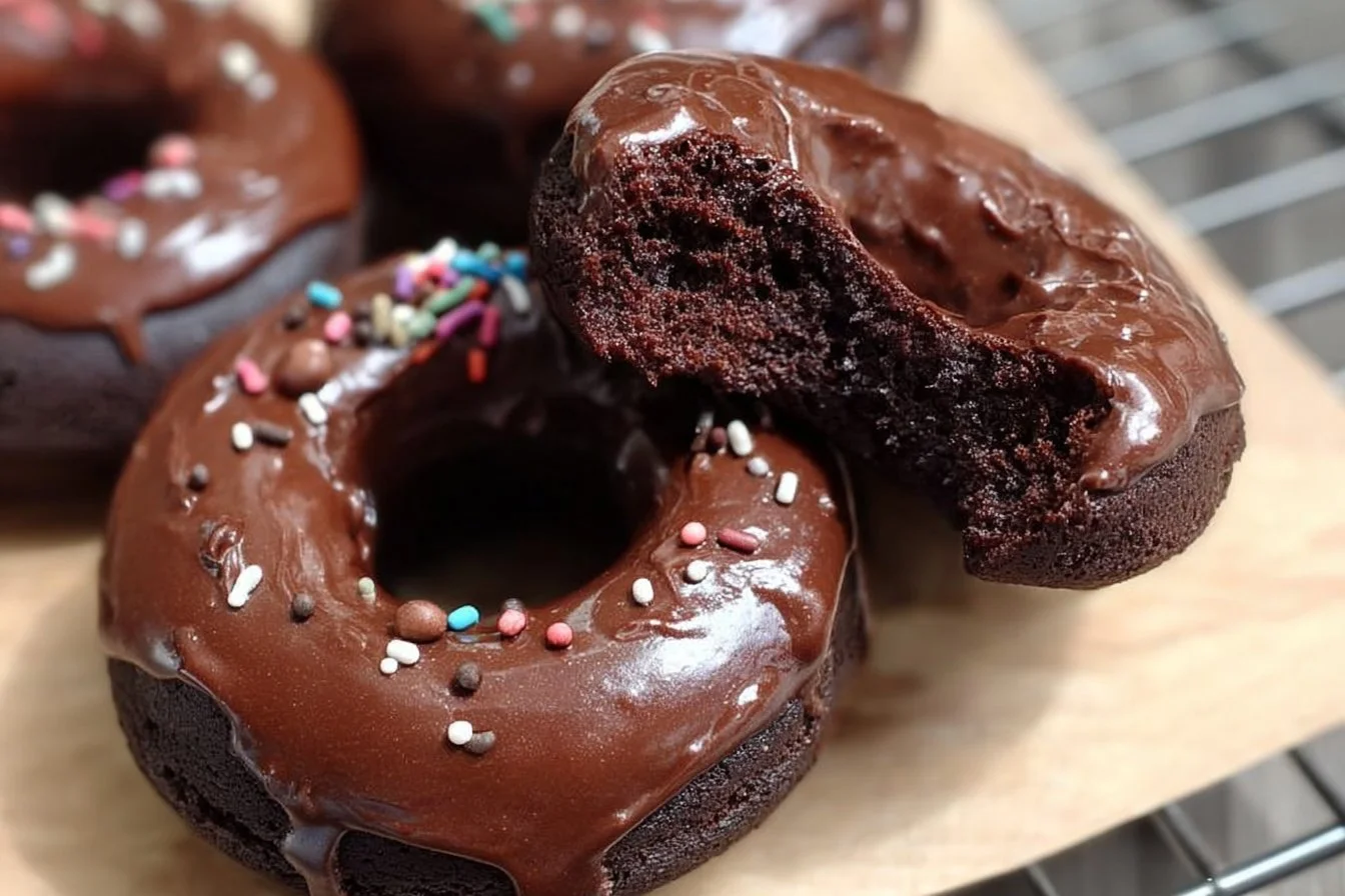 Healthy Chocolate Protein Donuts 4 Healthy Chocolate Protein Donuts