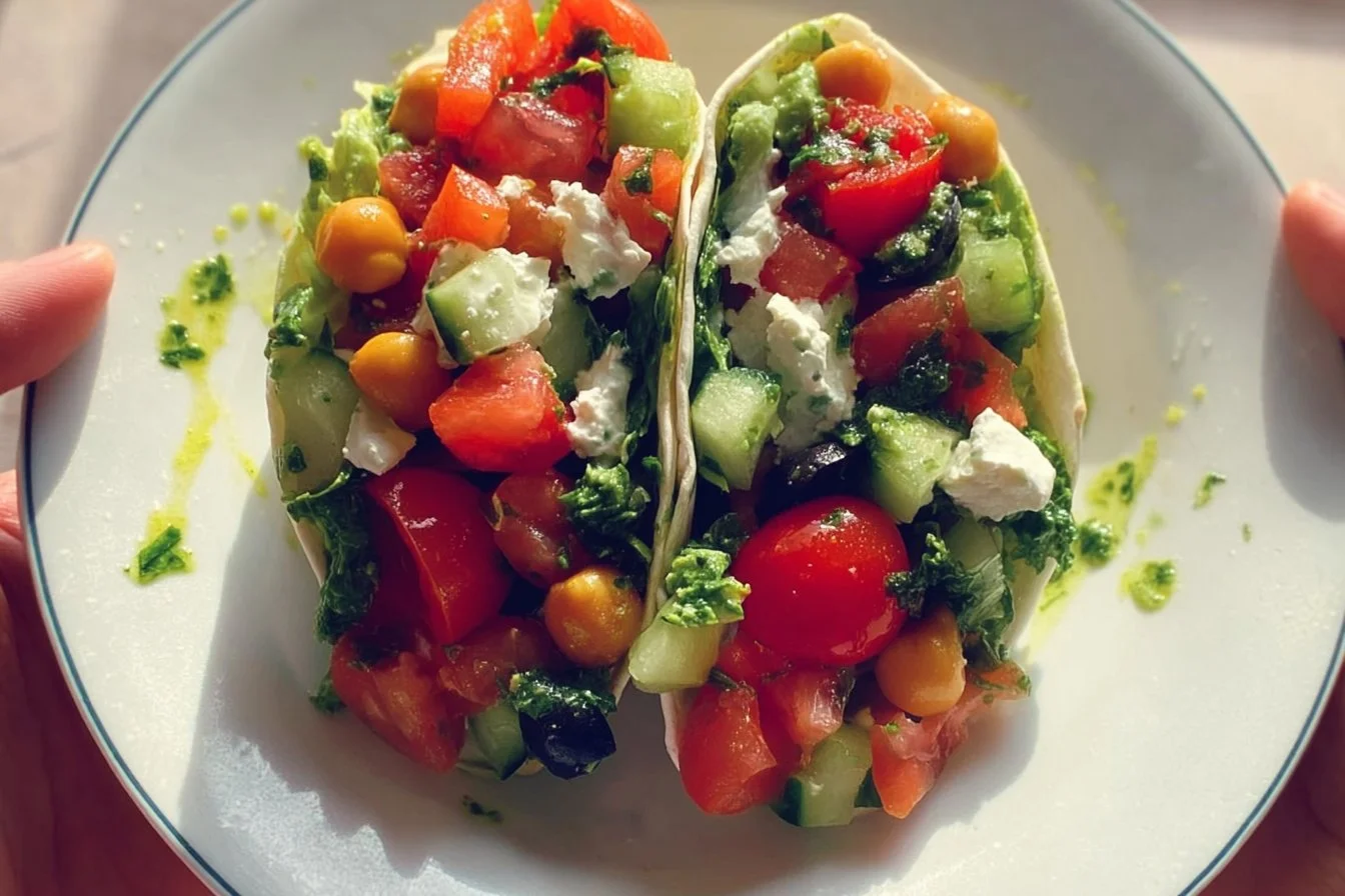 Healthy Summer Salad 3 Vibrant and healthy summer salad with fresh vegetables and dressing