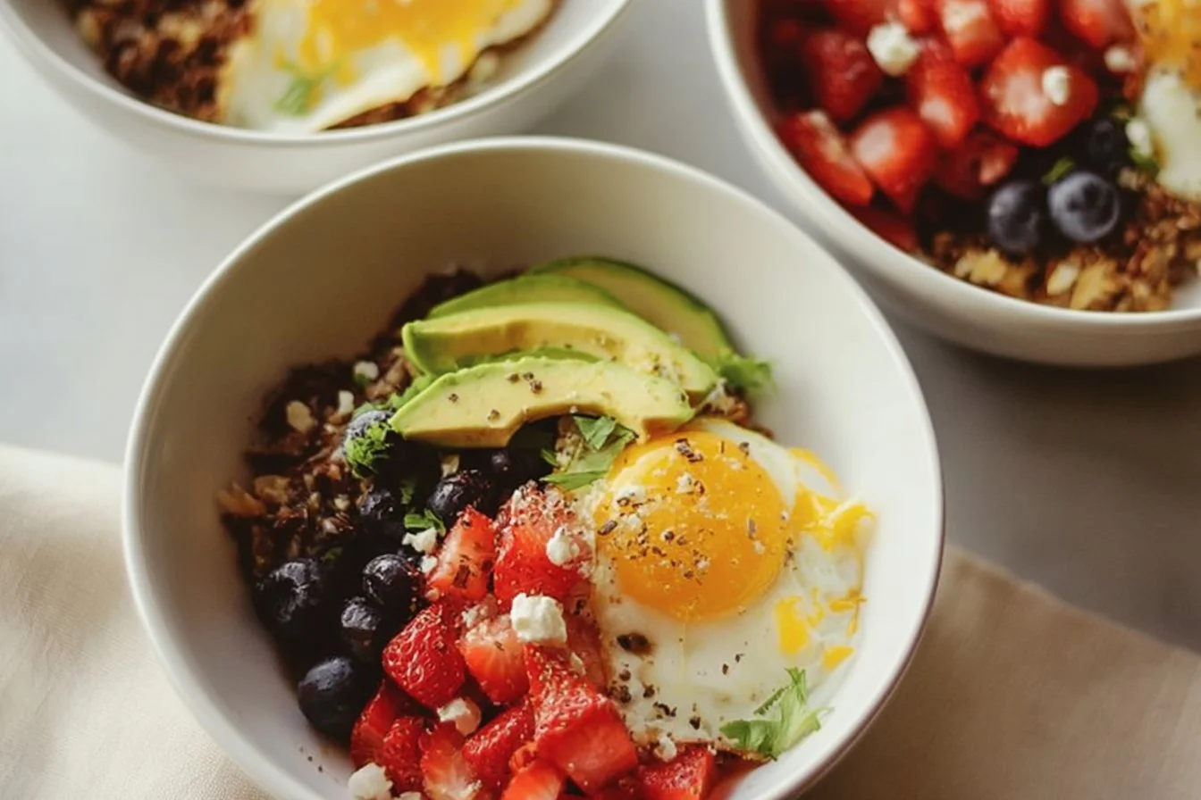 High Protein Breakfast Bowls