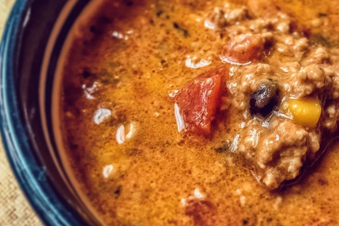 High Protein Creamy Taco Soup
