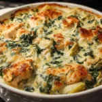 high protein spinach and artichoke chicken cassero 2026 05 09 140702 1024x683 1