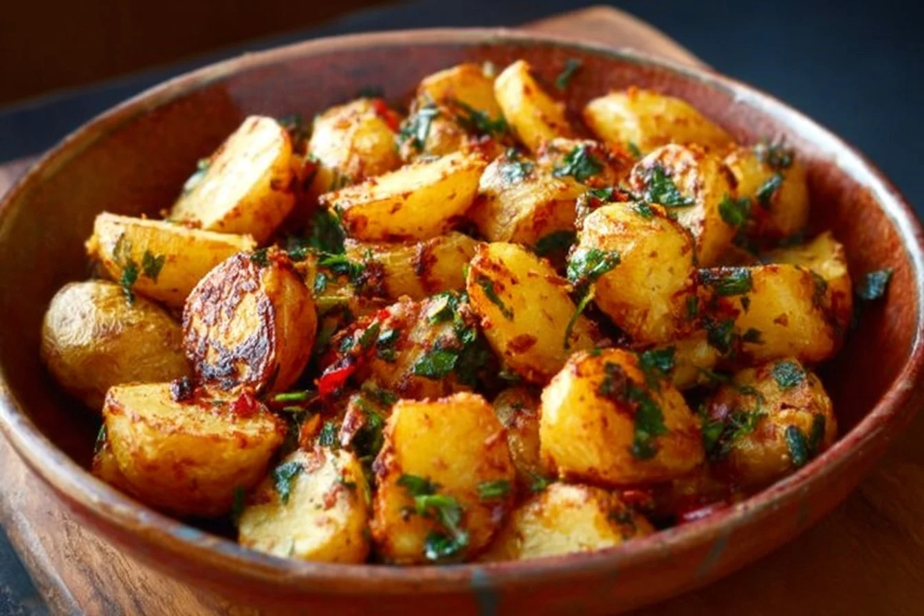 Lebanese Spicy Potatoes - Harra Potatoes