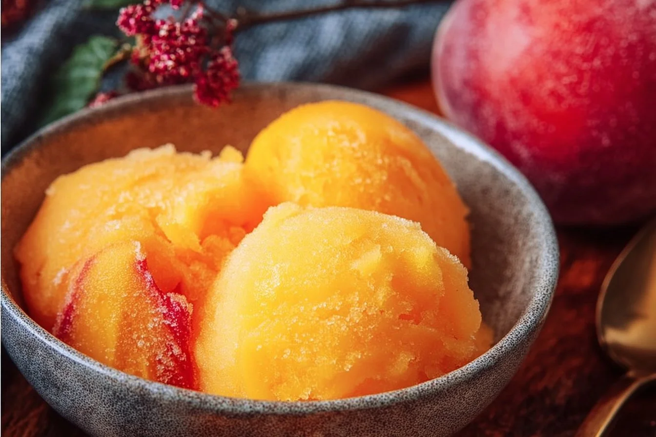 Mango Strawberry Sorbet