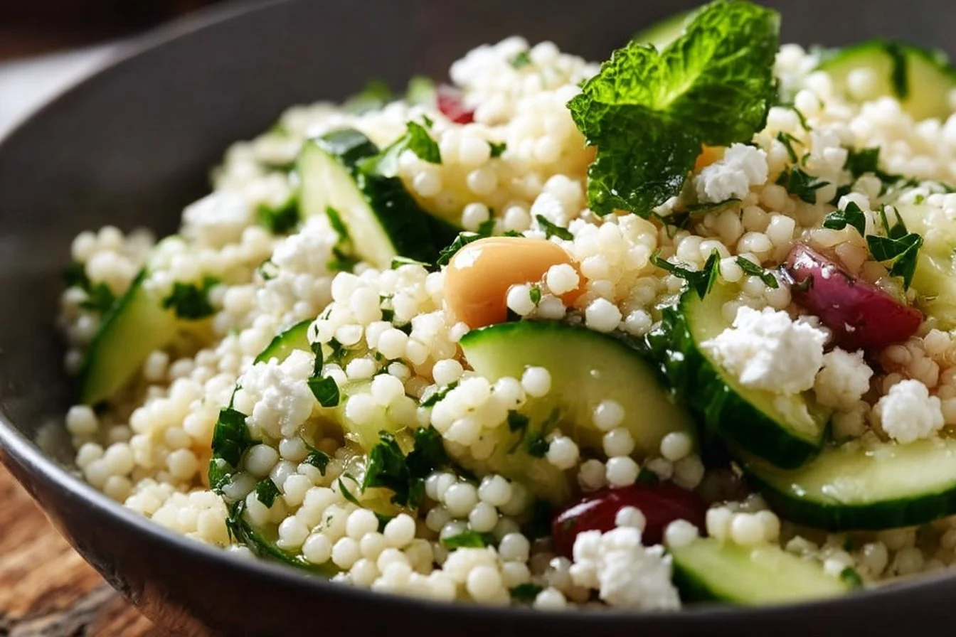 Refreshing Cucumber Couscous Salad