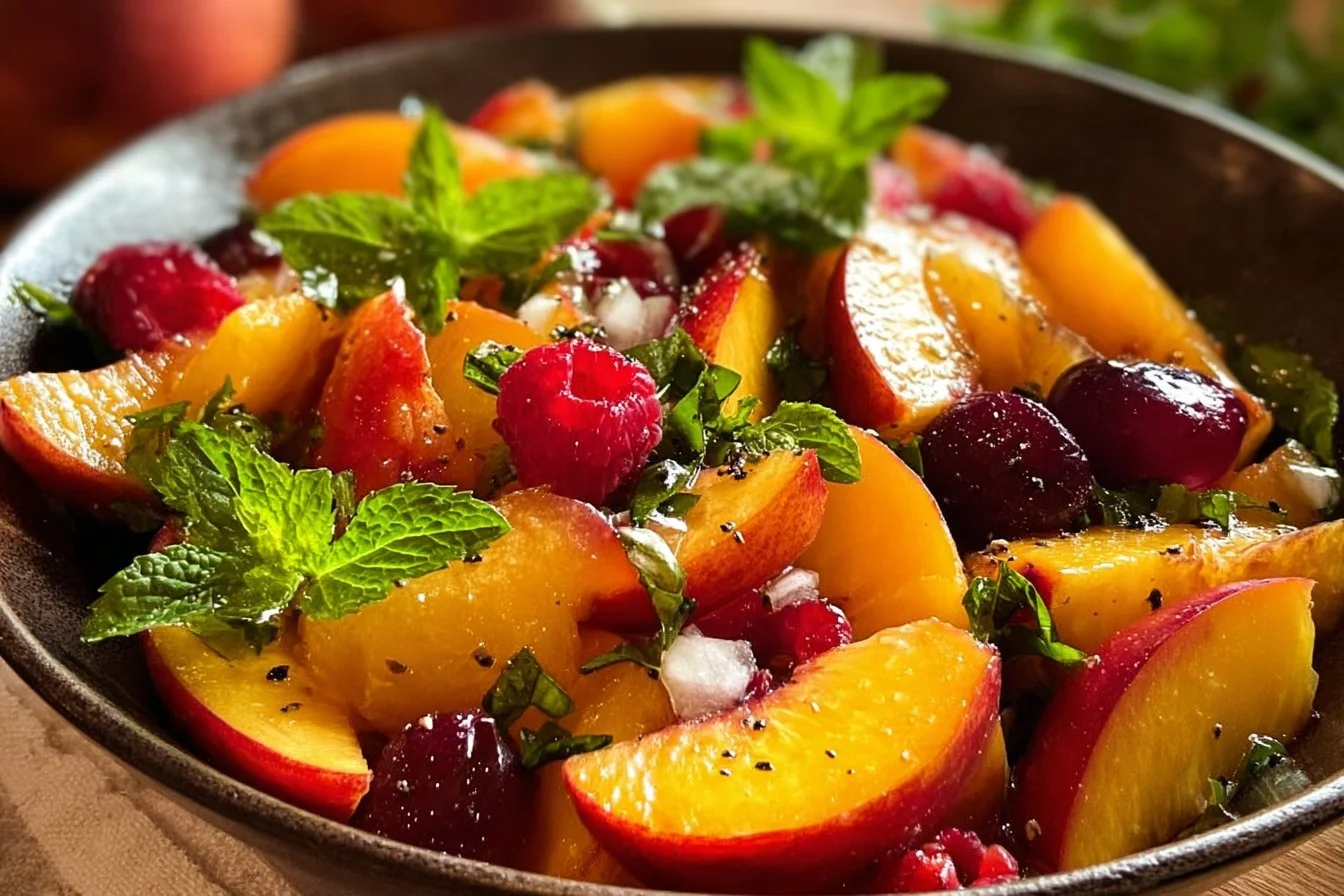 Refreshing Summer Peach Salad