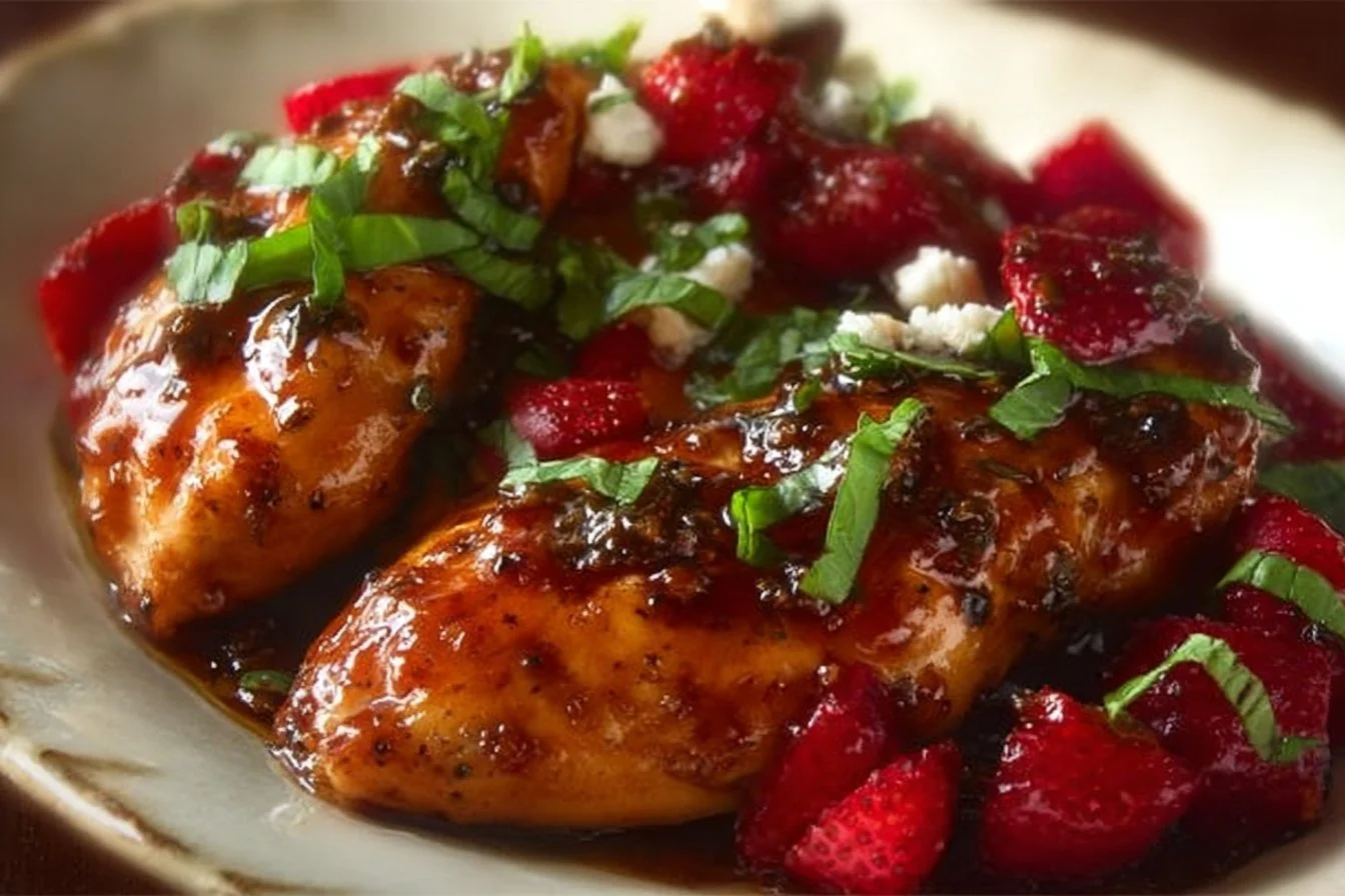 Strawberry Basil Chicken
