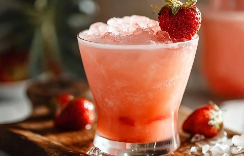 Strawberry Coconut Rum Cooler
