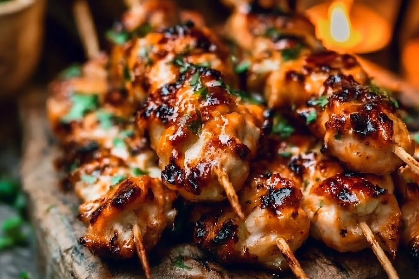 Bang Bang Chicken Skewers 4 Bang Bang Chicken Skewers