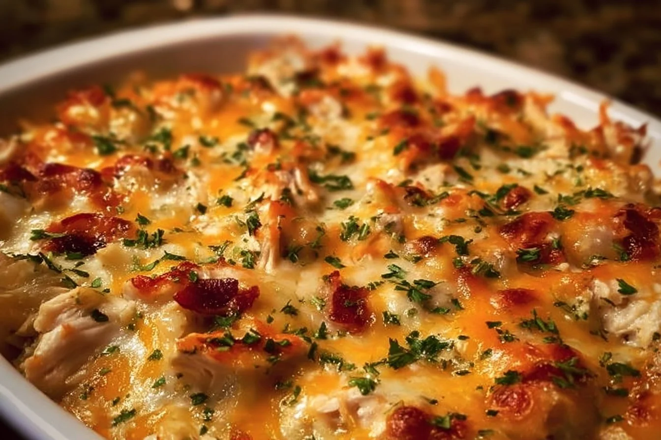 BBQ Ranch Chicken Casserole