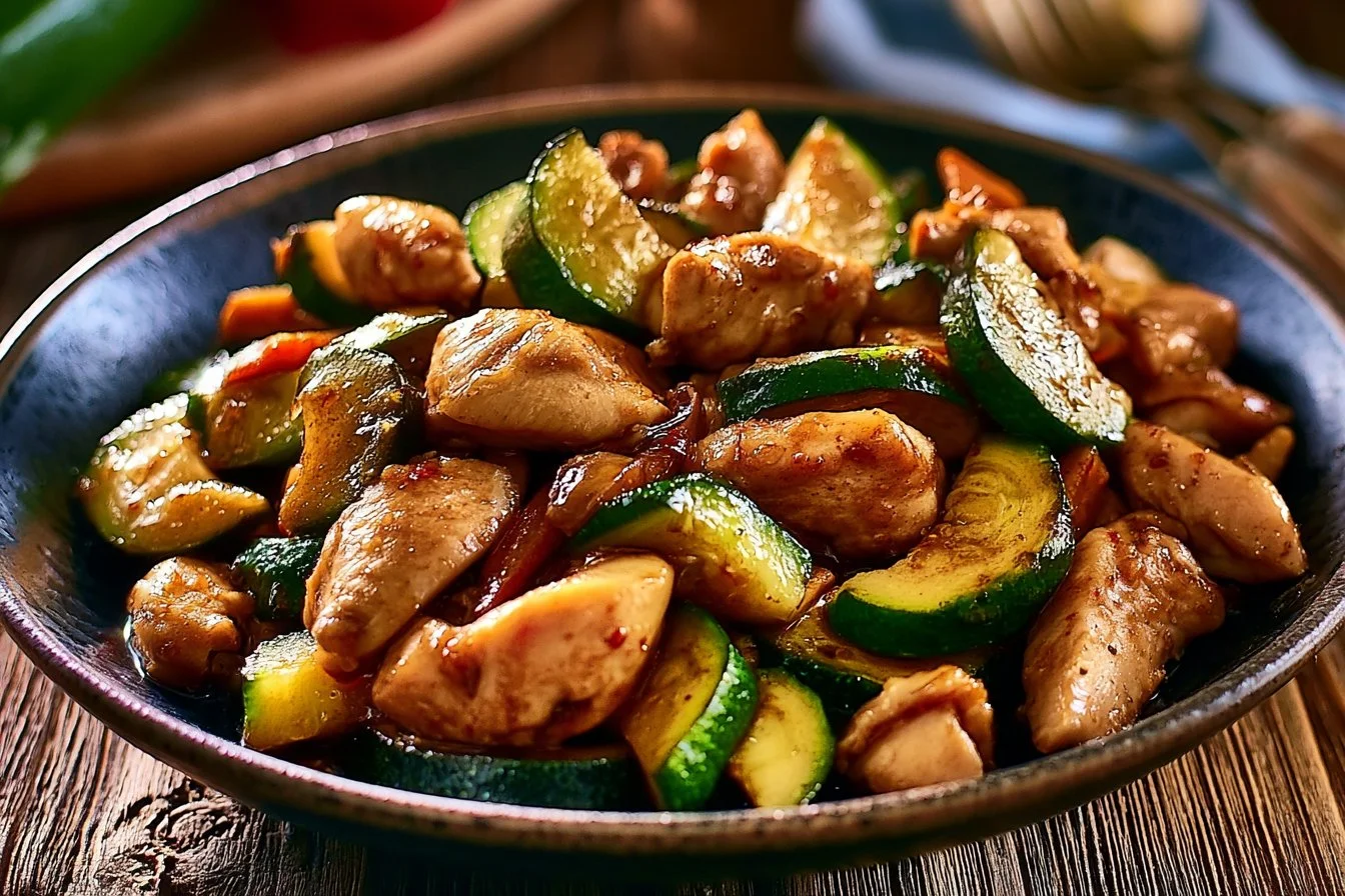 Chicken Zucchini Stir Fry