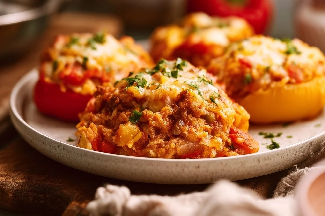 Easiest Unstuffed Peppers