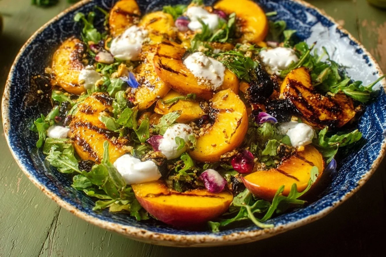 Grilled Peach Salad