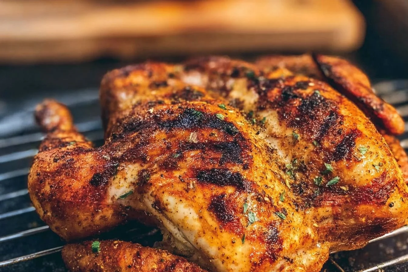 Grilled Spatchcock Chicken