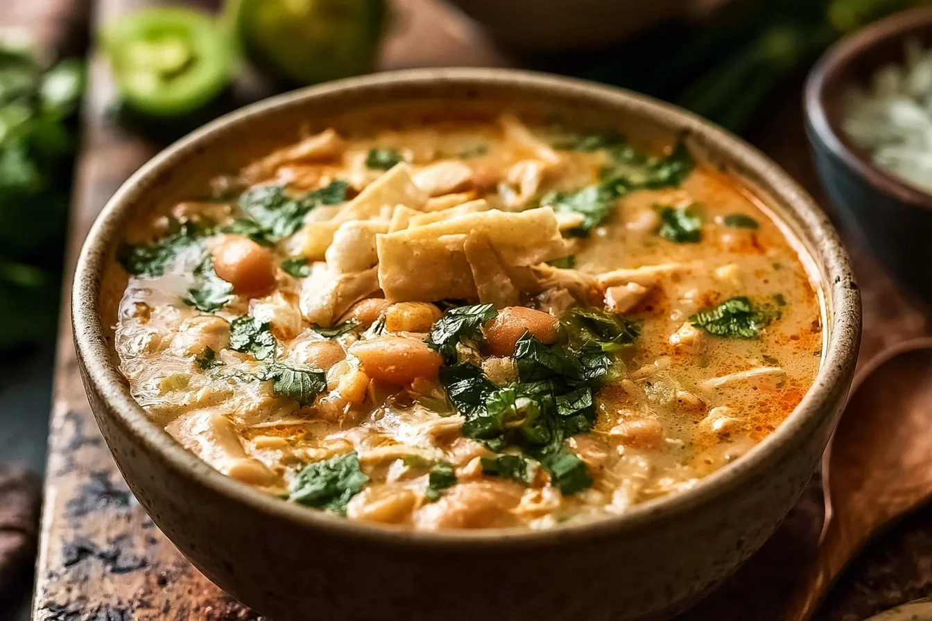 Healthy High Protein White Chicken Chili