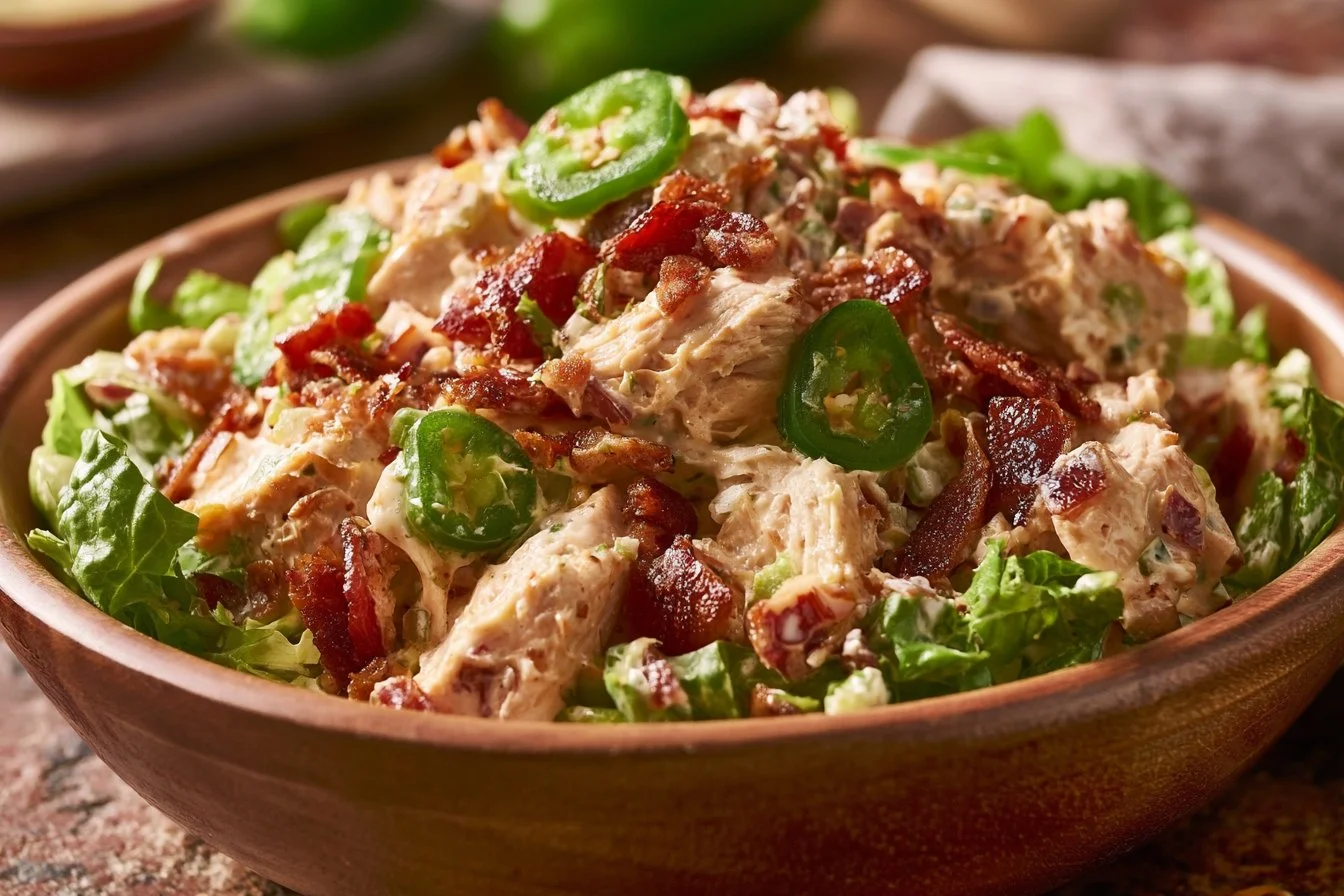 Jalapeño Popper Chicken Salad