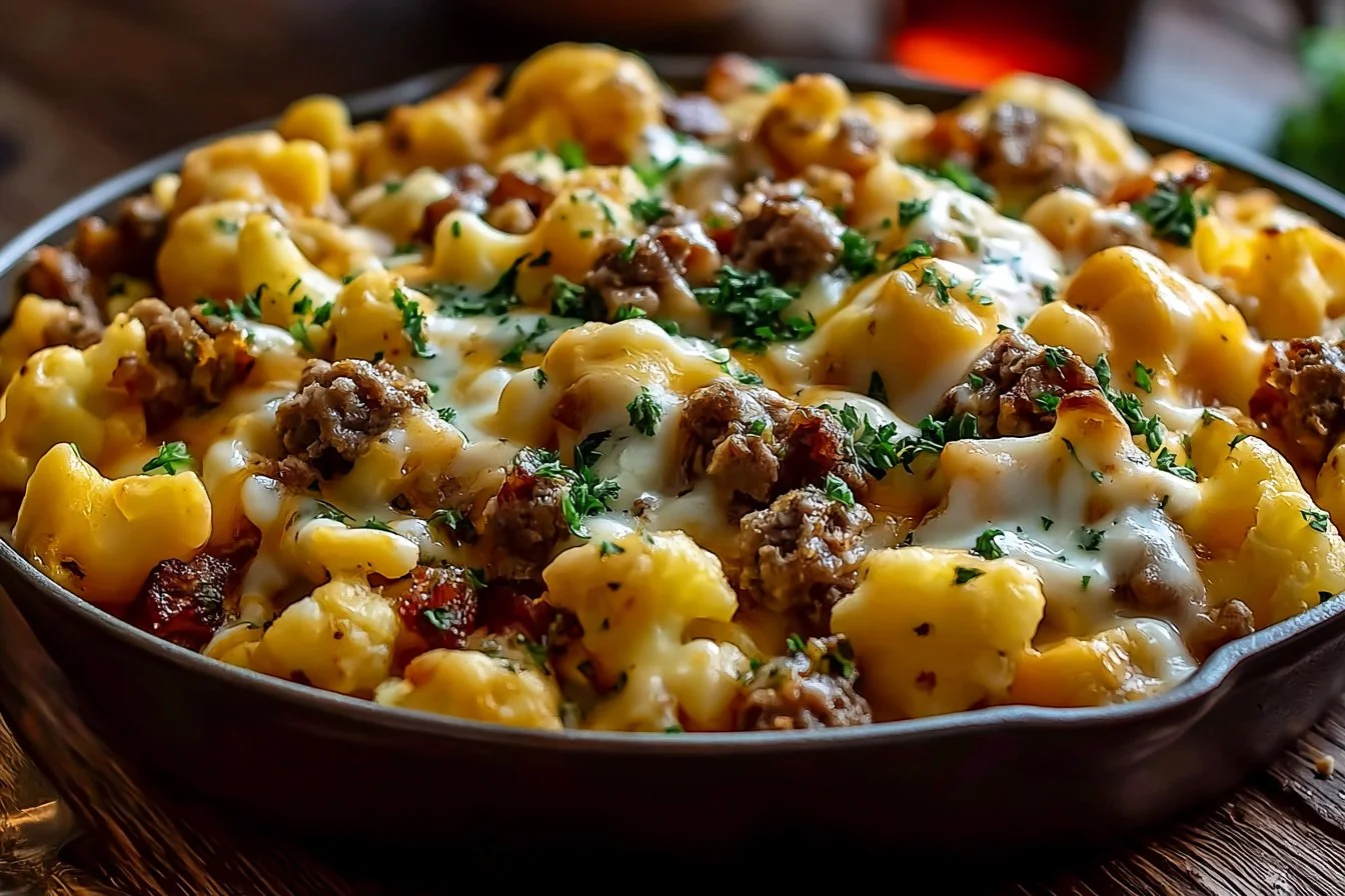 Keto Cheeseburger Cauliflower Mac: An Incredible Ultimate Recipe 4 Keto Cheeseburger Cauliflower Mac: An Incredible Ultimate Recipe