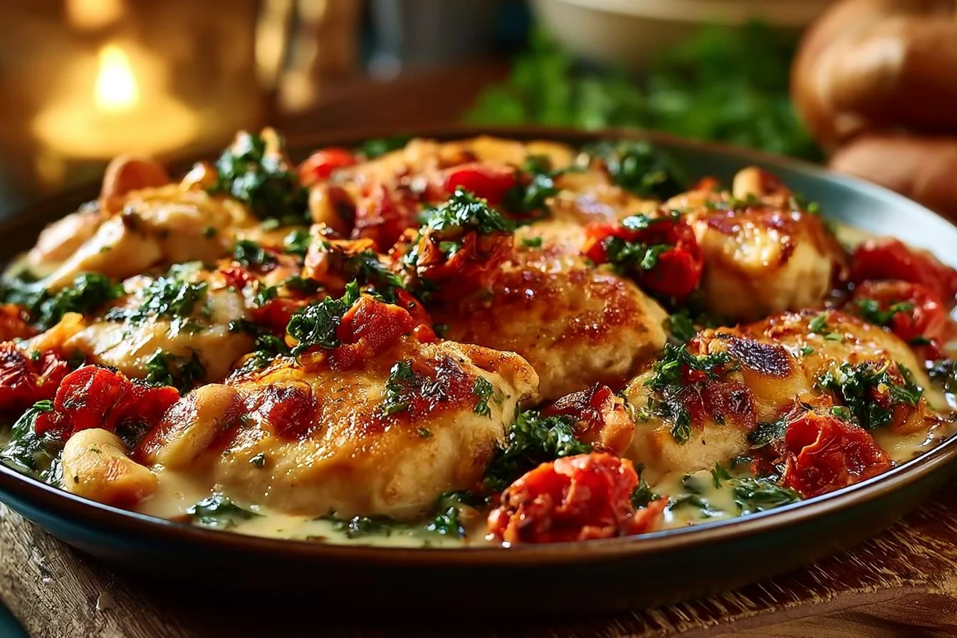 Low Carb Tuscan Chicken 4 Low Carb Tuscan Chicken