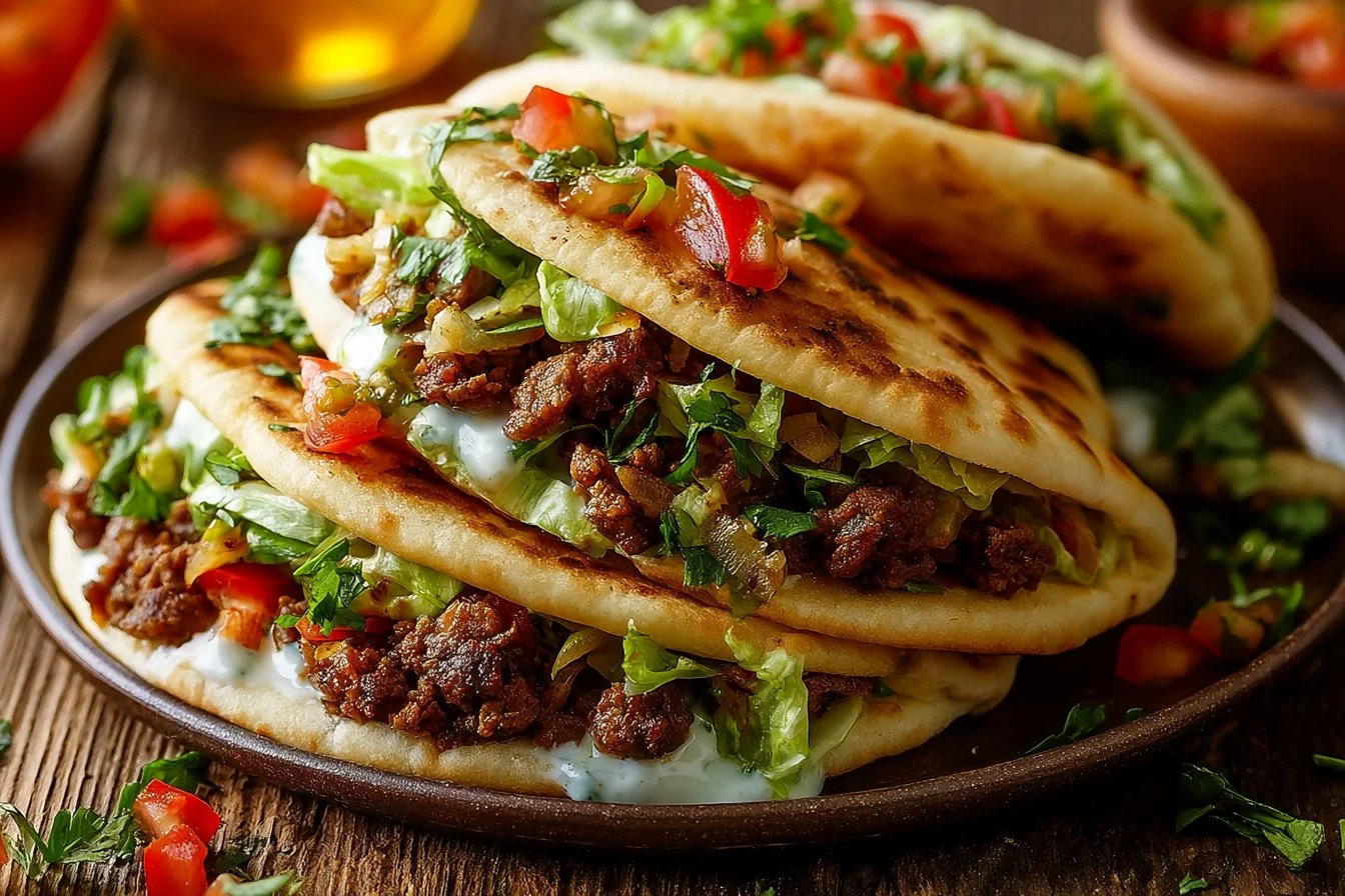 Mediterranean Ground Beef Pita Pockets You’ll Love!