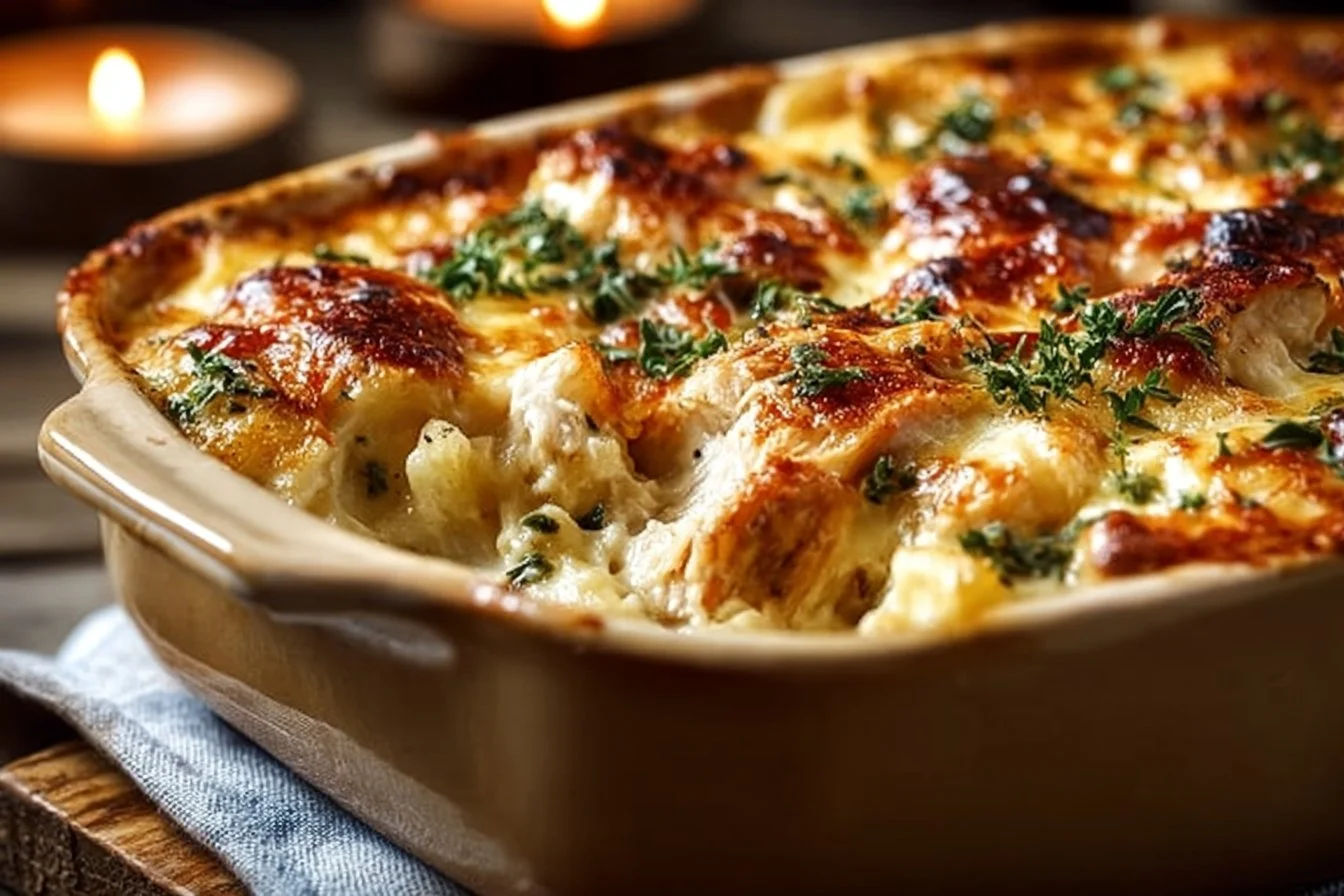 Rotisserie Chicken Casserole