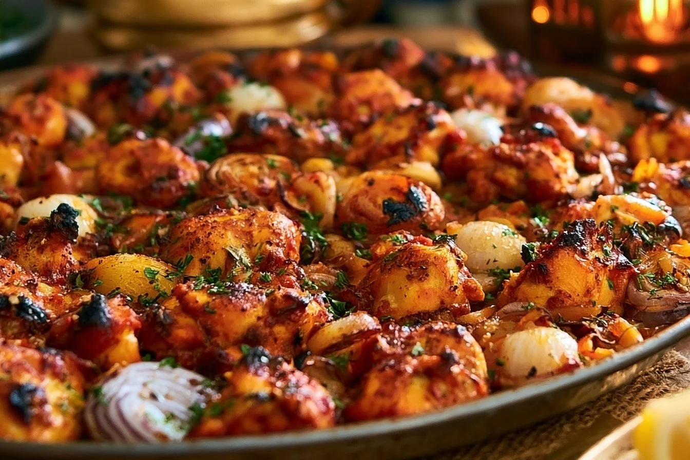 Sheet Pan Chicken Shawarma