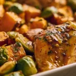 Sheet Pan Honey Dijon Chicken with Sweet Potatoes and Brussels Sprouts 5 sheet pan honey dijon chicken with sweet potatoes 2026 06 17 112255 1024x683 1