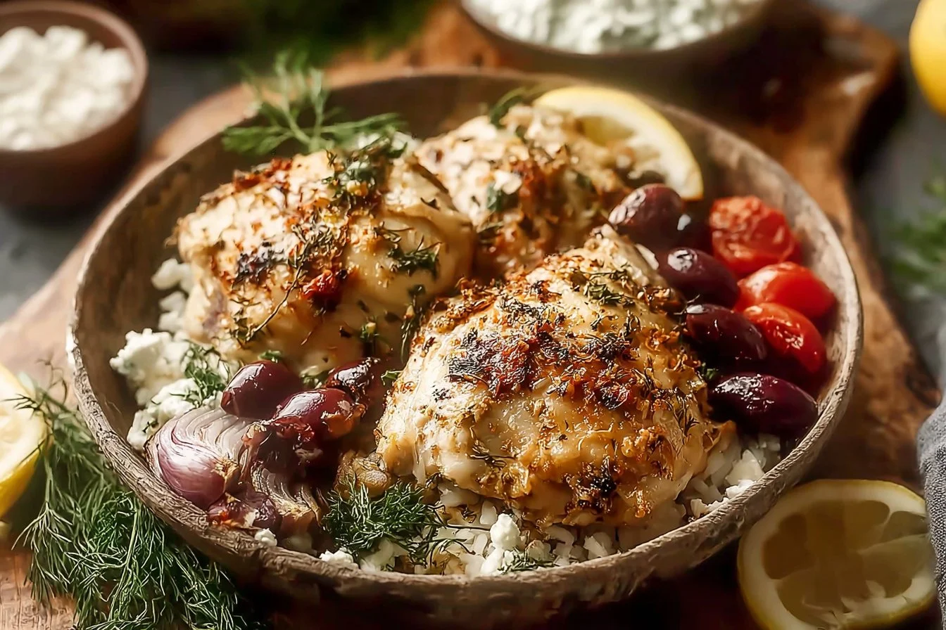 Slow Cooker Greek Chicken