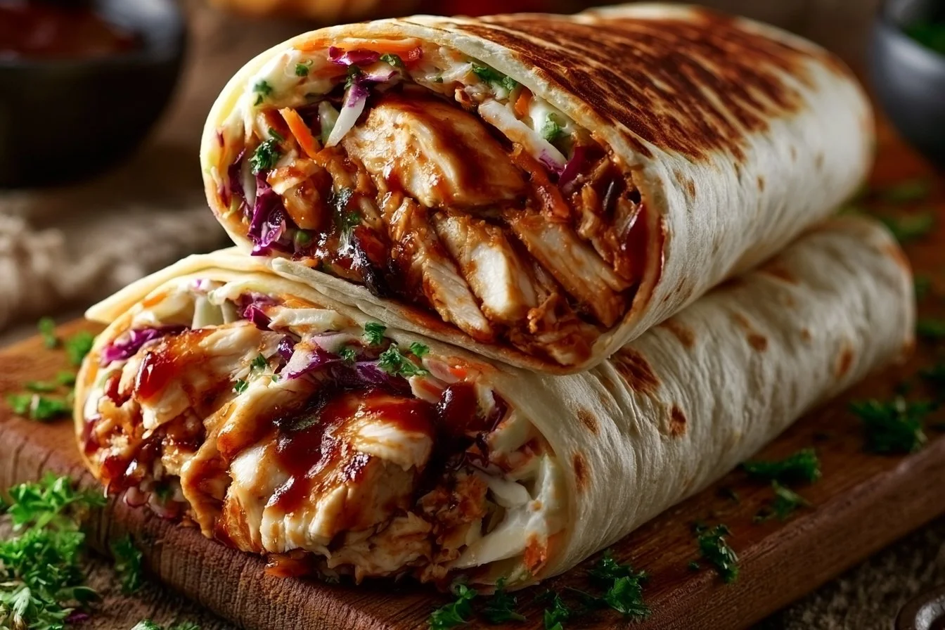 Smoky Barbecue Chicken Wraps