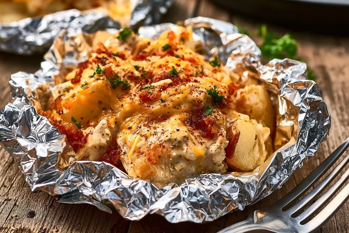 Crack Chicken Foil Packet